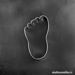 Cookie cutter - foot, gingerbread, biscuit stainless steel