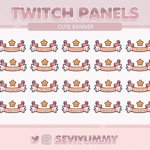 20 paneles de Twitch: adorables pancartas y alas