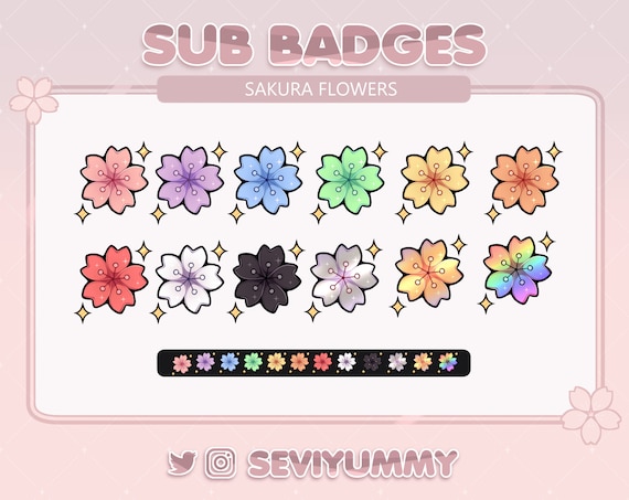 Twitch Flower Badges