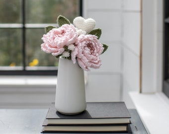 Handmade Peony Flower Bouquet