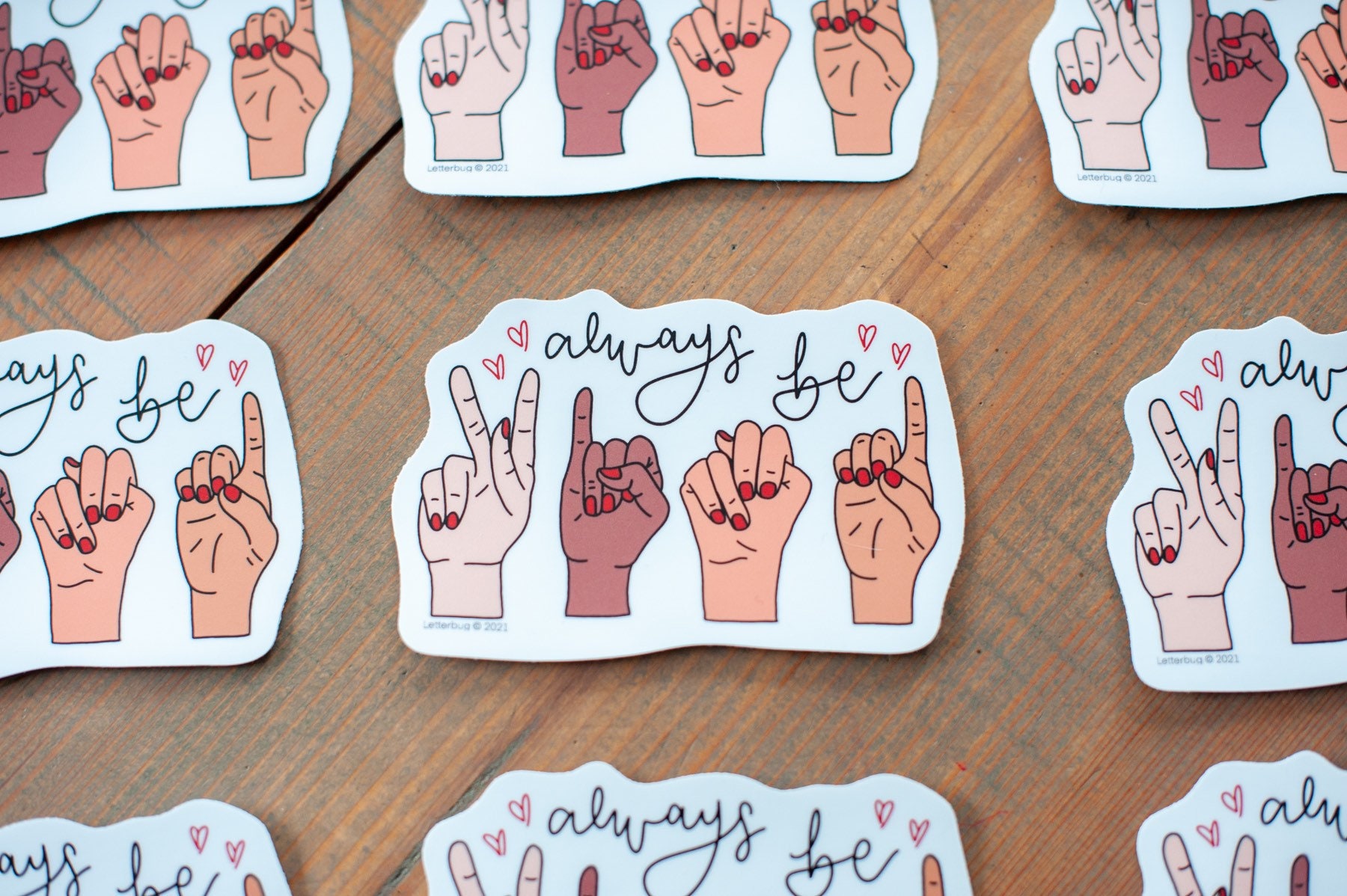 Always Be KIND Sign Language Sticker - Etsy