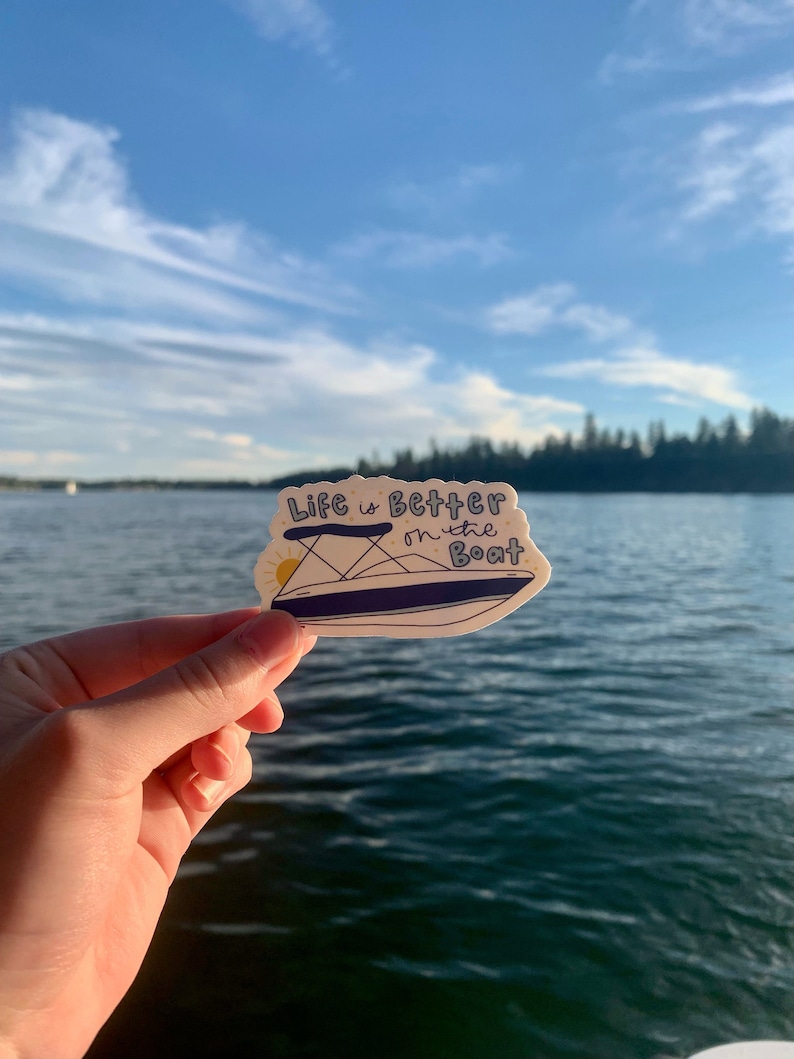 Boat Life Sticker - Etsy