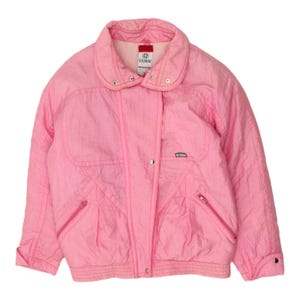 Colmar Womens Pink Padded Ski Jacket | Vintage Ski Wear Designer VTG