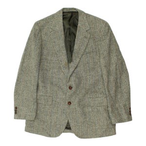 Charwood Mens Grey Wool Blazer Jacket | Vintage High End Designer Suit