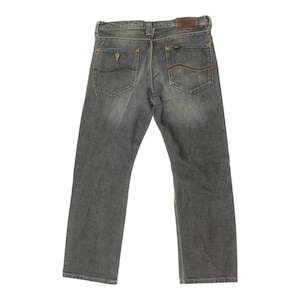 Lee Mens Black Straight Leg Jeans | Vintage High End Luxury Designer Denim VTG