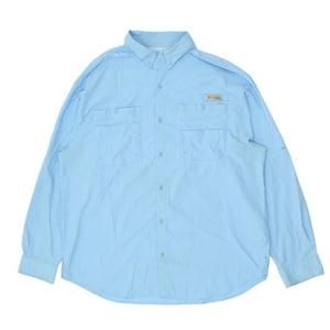 Columbia PFG Fishing Shirt 5XL Vented Long Sleeve Cotton Mesh
