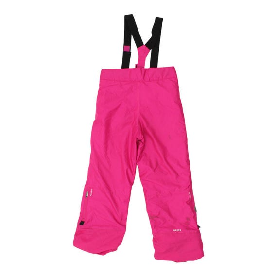 Decathlon Piste 500 Wedze Salopette da sci rosa per bambine Pantaloni da neve per sport invernali Etsy Italia