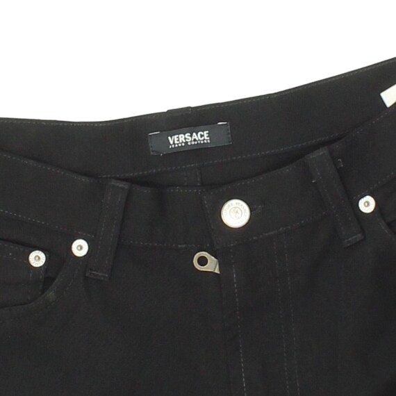 Versace VJC Mens Black Stretchy Nylon Trousers | … - image 3