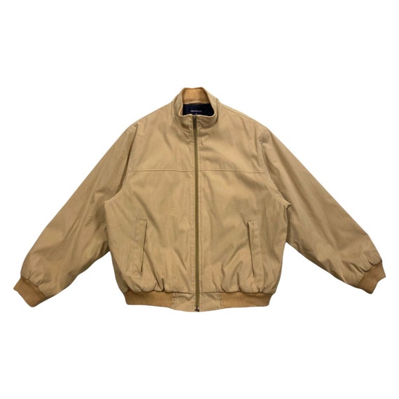 Gant USA the Lumber Jacket Vintage High End Designer Tan Camel Quilted Zip VTG Etsy Canada
