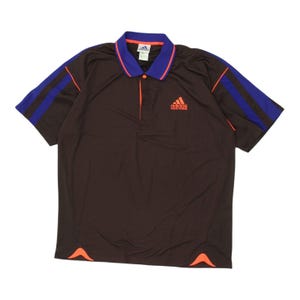 Adidas Table Tennis Polo Shirt | Vintage 90s Mens Short Sleeve Sports Sportswear