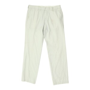 Lacoste Mens White Chino Trousers | Vintage High End Casual Designer VTG