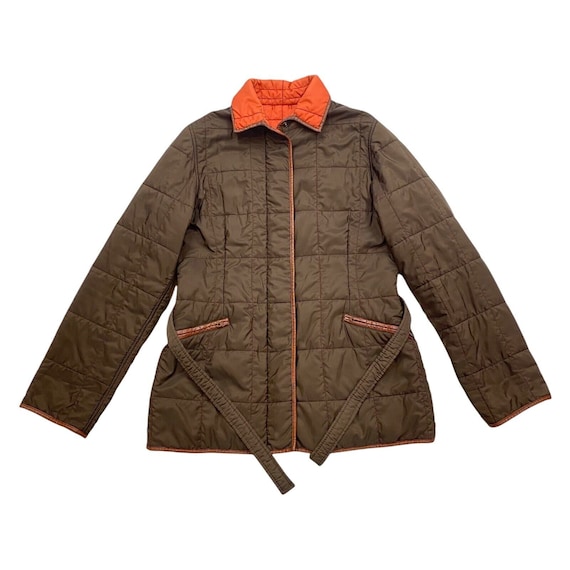 Fay Women's Quilted Belted Coat | Vintage High End Designer