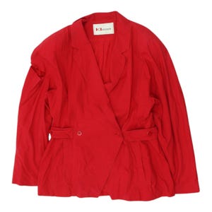 Karl Lagerfeld Blazer Jacket | Vintage Womens Red High End Luxury Designer