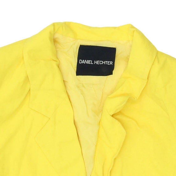 Daniel Hechter Womens Yellow Short Sleeve Blazer … - image 1