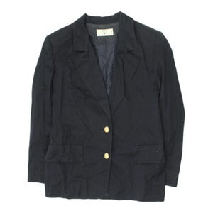 VALENTINO - Y2k Black Valentino Suit Jacket. Vintage