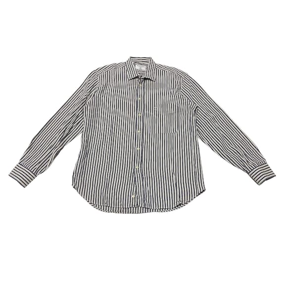 Valentino Chemises Striped Shirt | Vintage High E… - image 1