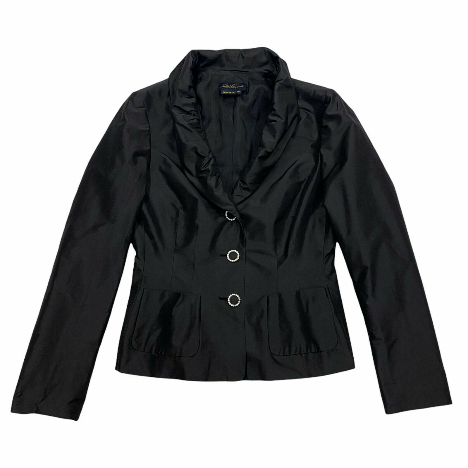Luisa Spagnoli Womens Silk Blazer Style Jacket Vintage - Etsy