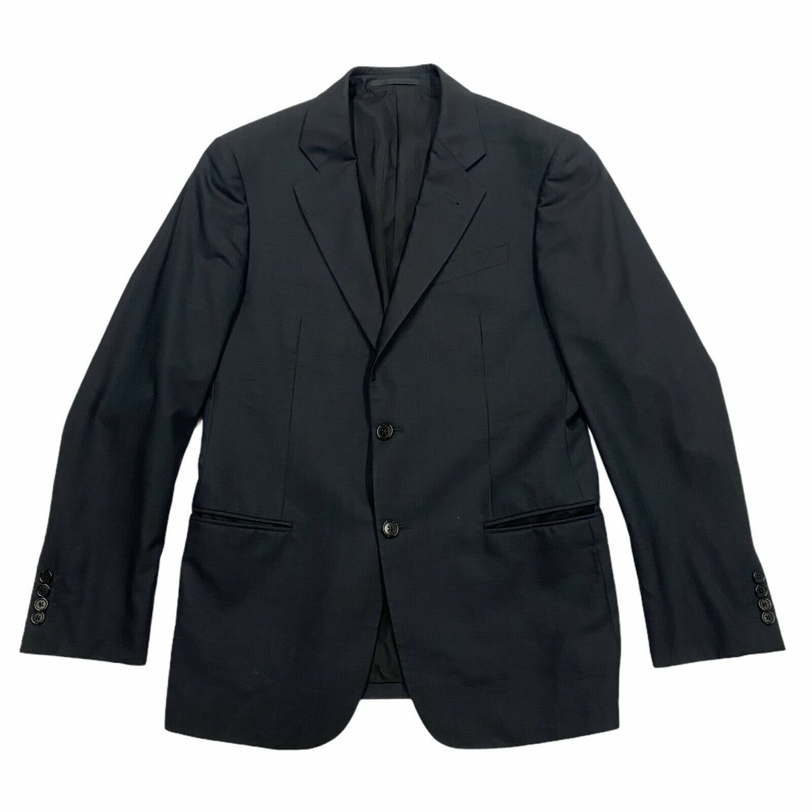 Armani Collezioni Blazer Jacket Vintage High End Designer Black Suit ...
