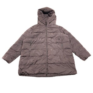 Fiorella Rubino Women&#39;s Hooded Puffer Jacket | Vintage High End Designer Purple