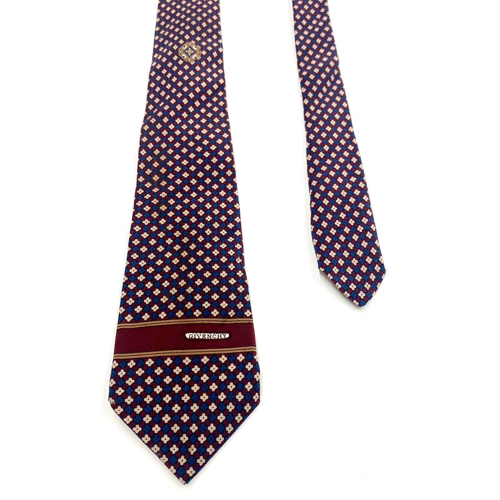 Givenchy Patterned Silk Tie Vintage Luxury High End Designer Etsy
