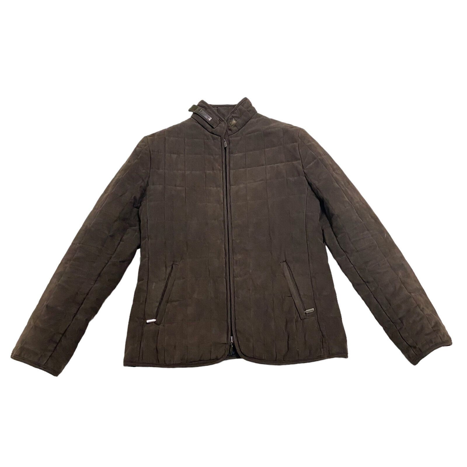 Suede quilted hotsell jacket
