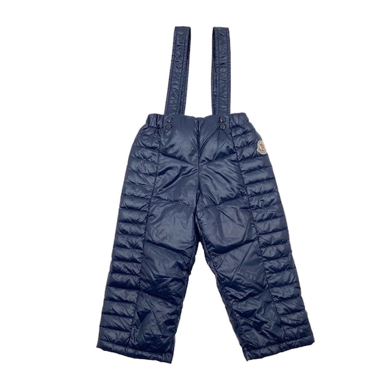 Moncler Kids Navy Ski Salopettes | Vintage Design… - image 1