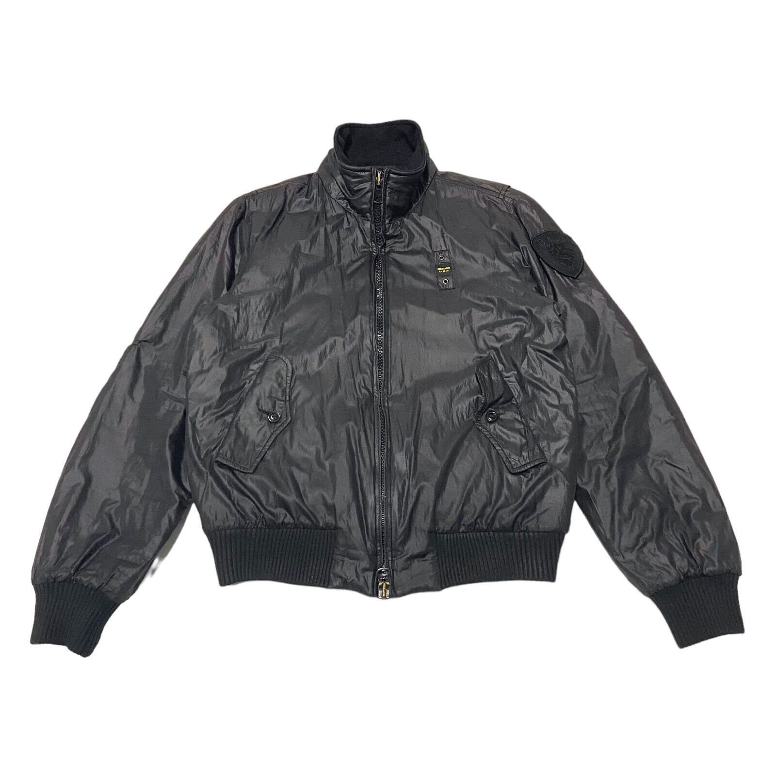 Blauer USA Puffer Jacket | Vintage High End Luxury Designer Black VTG