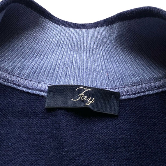 Fay 1/2 Zip Cashmere Silk Jumper | Vintage Luxury… - image 2
