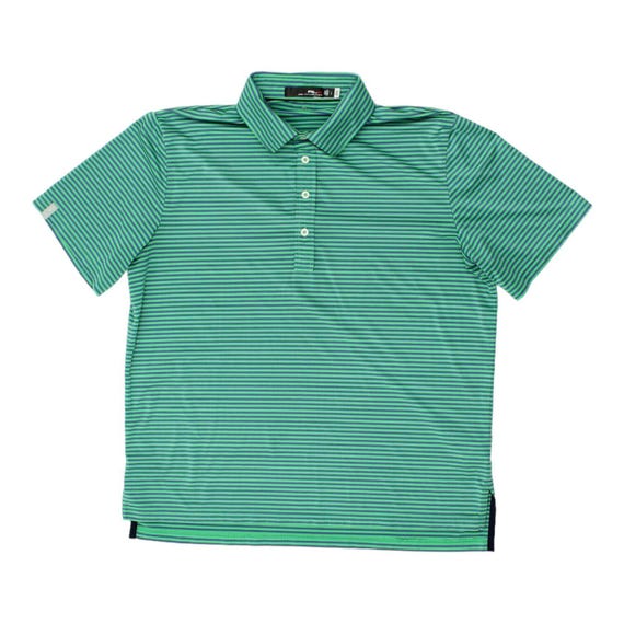 Green striped polo hotsell