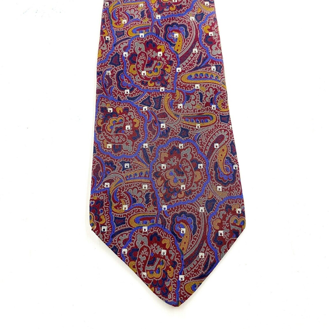 Cerruti 1881 Patterned Silk Tie Vintage Luxury High End Etsy
