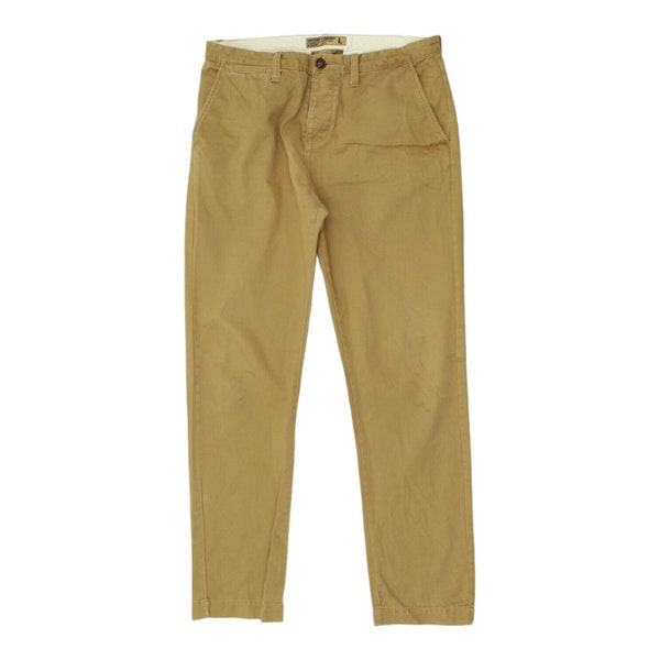 Superdry Commodity Edition Mens Beige Chino Trousers | Vintage Designer VTG