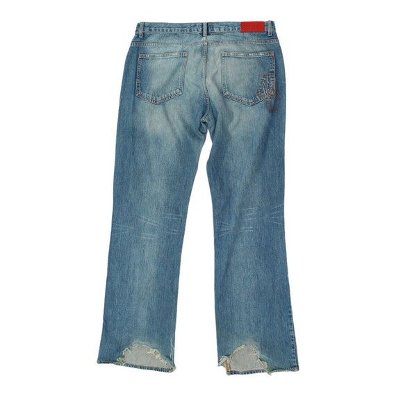 Versace Mens Blue Distressed Jeans | Vintage Luxu… - image 2