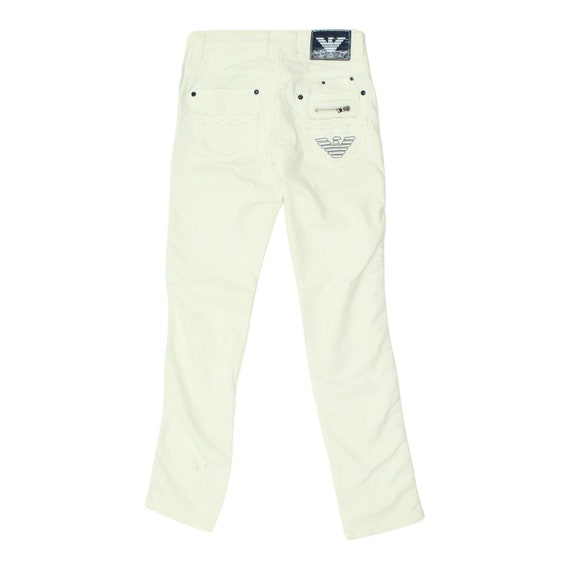 Emporio Armani Mens White Skinny Jeans | Vintage … - image 2