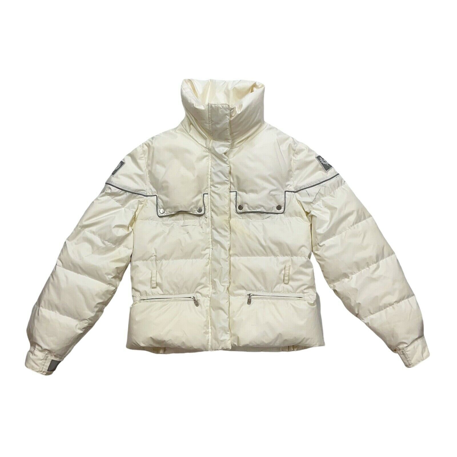 Silver Puffer Jacket - Etsy
