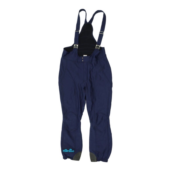 Ellesse Marineblaue Ski Salopetten | Vintage Designer Wintersport Schneehose VTG