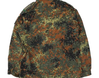 GE Spekon Mens Camo German Military Jacket | Vintage Army