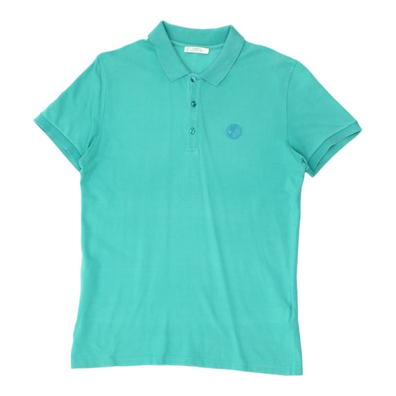 Versace Collection Mens Green Polo Shirt | Vintag… - image 1