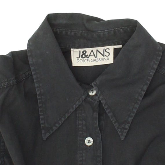 J&ANS Dolce Gabbana Womens Black Button up Shirt | High End  
