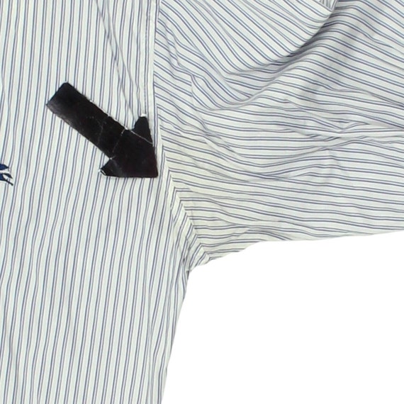 Etro Mens Blue White Striped Spread Collar Shirt … - image 6