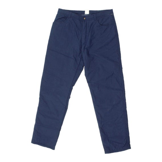Ellesse Pantalon De Ski Matelasse Bleu Marine Pour Homme vintage Sports d hiver pantalons de neige VTG Etsy France