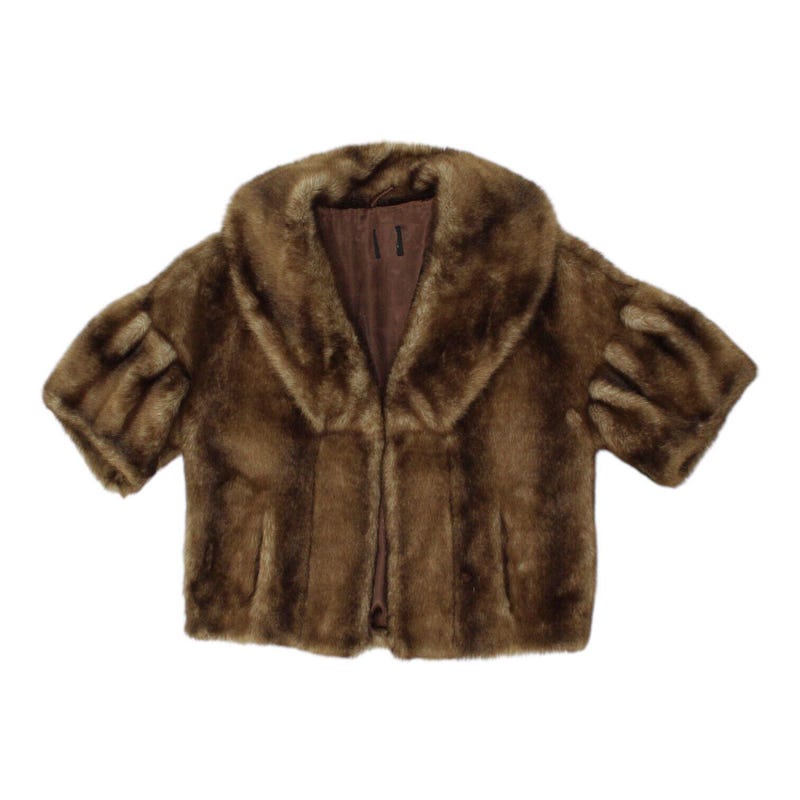 Cropped Fur Jacket - Etsy