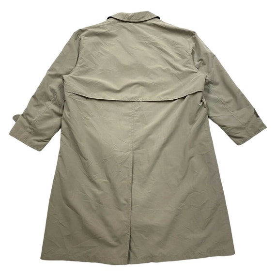 Bugatti Long Lined Polyester Overcoat | Vintage High End Designer Grey Coat Vtg