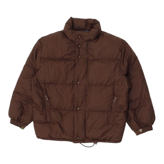 Moncler Kids Brown Puffer Jacket Vintage High End Designer Padded