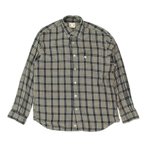 Goose & Gander Mens Button Up Check Shirt | Vintage Designer Casual VTG