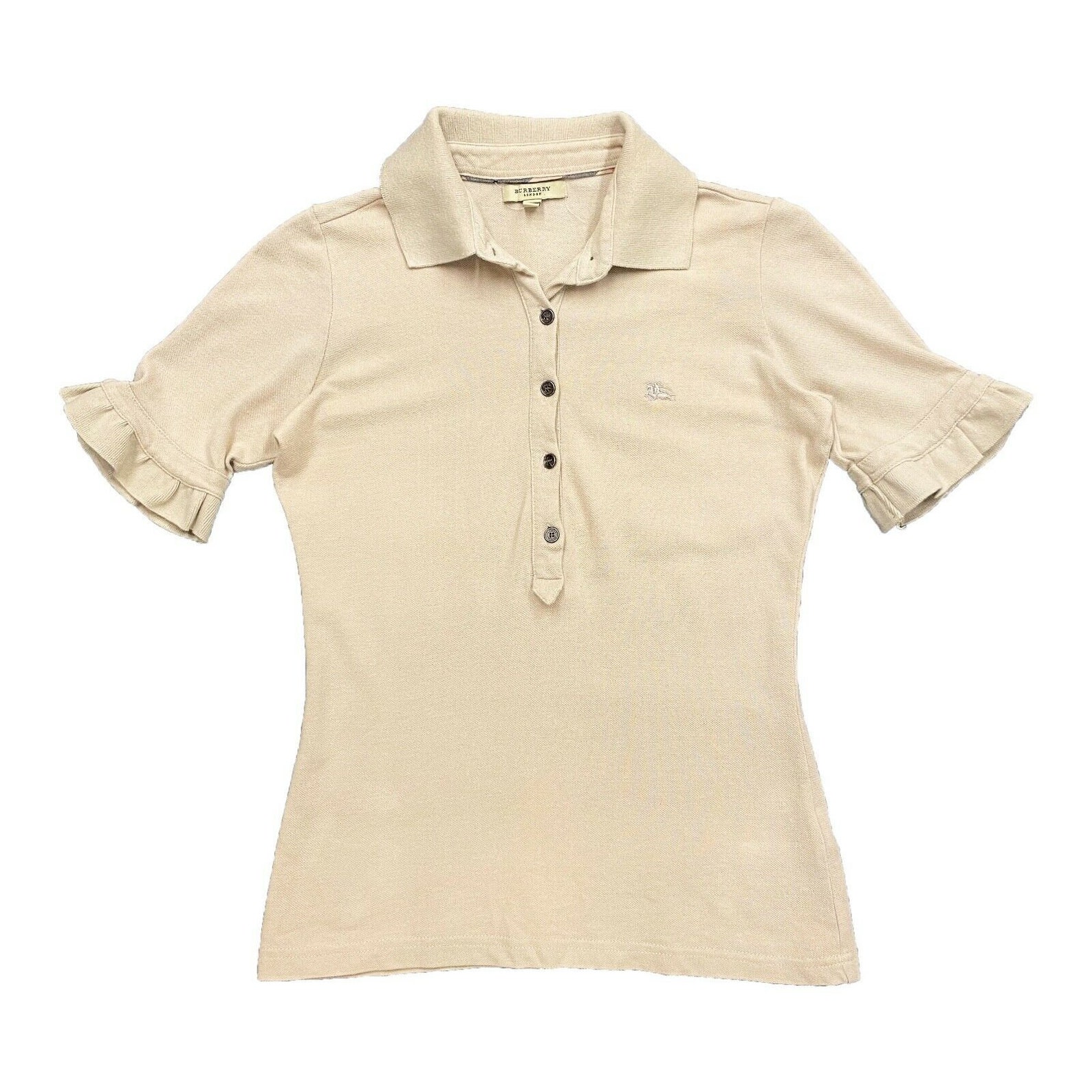 Burberry London Womens Polo Shirt Vintage Luxury British Etsy