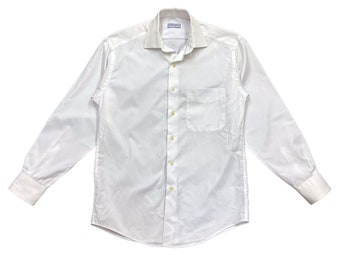 Yves Saint Laurent Smart Formal Shirt | Vintage YSL High End Designer White VTG