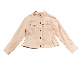 Christian Dior Kinder Jeansjacke | Vintage High End Luxus Designer Rosa VTG