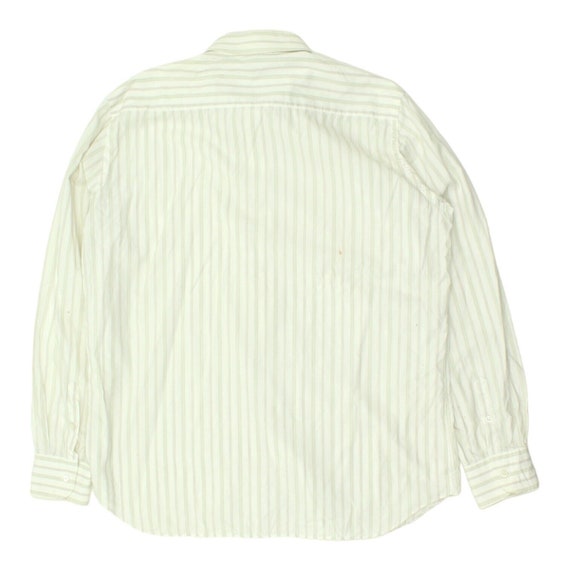 Yves Saint Laurent Mens White Striped Shirt | Vin… - image 2