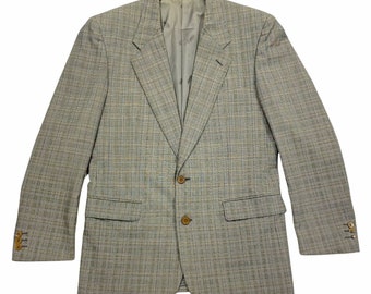 Vintage Wool Plaid Sport Coat 1960s Charcoal Gray 42 40 L - Etsy Israel