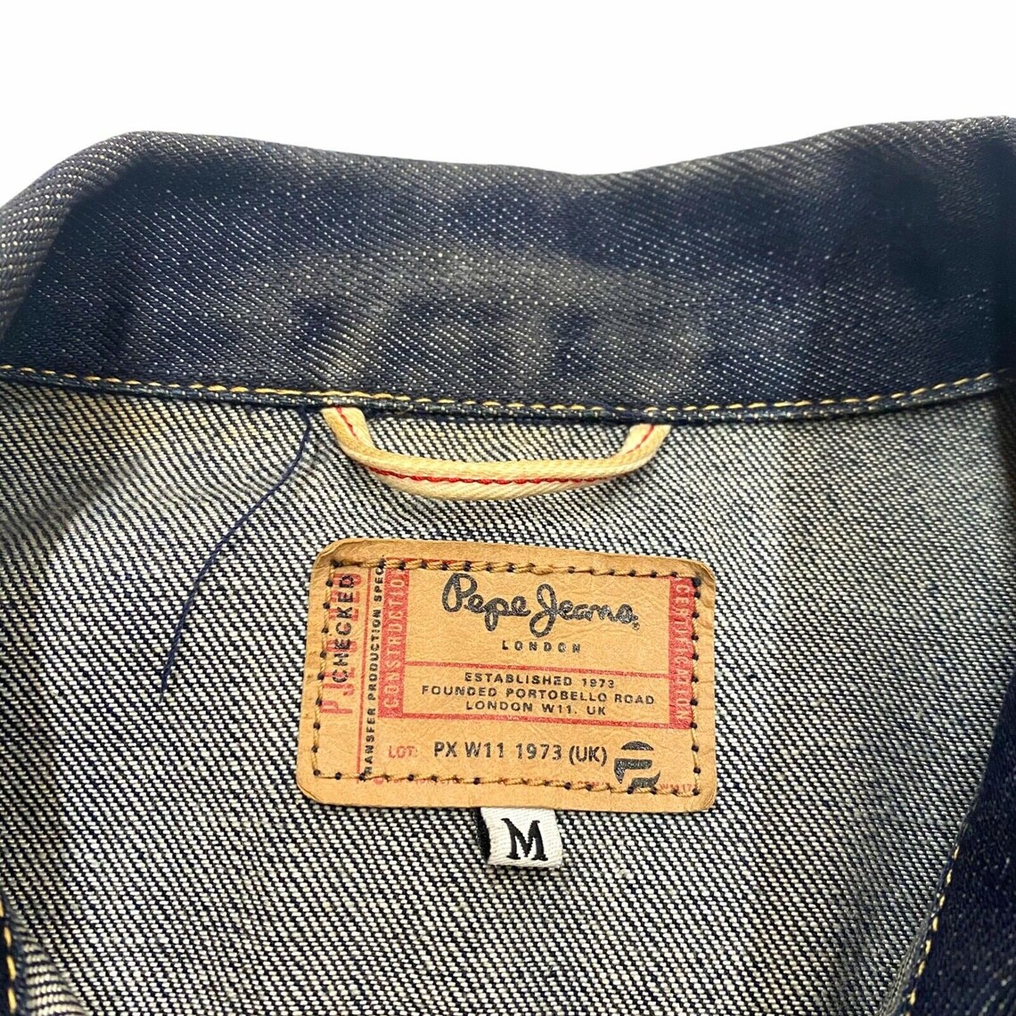 Pepe Jeans London Denim Jacket Vintage High End Designer Etsy